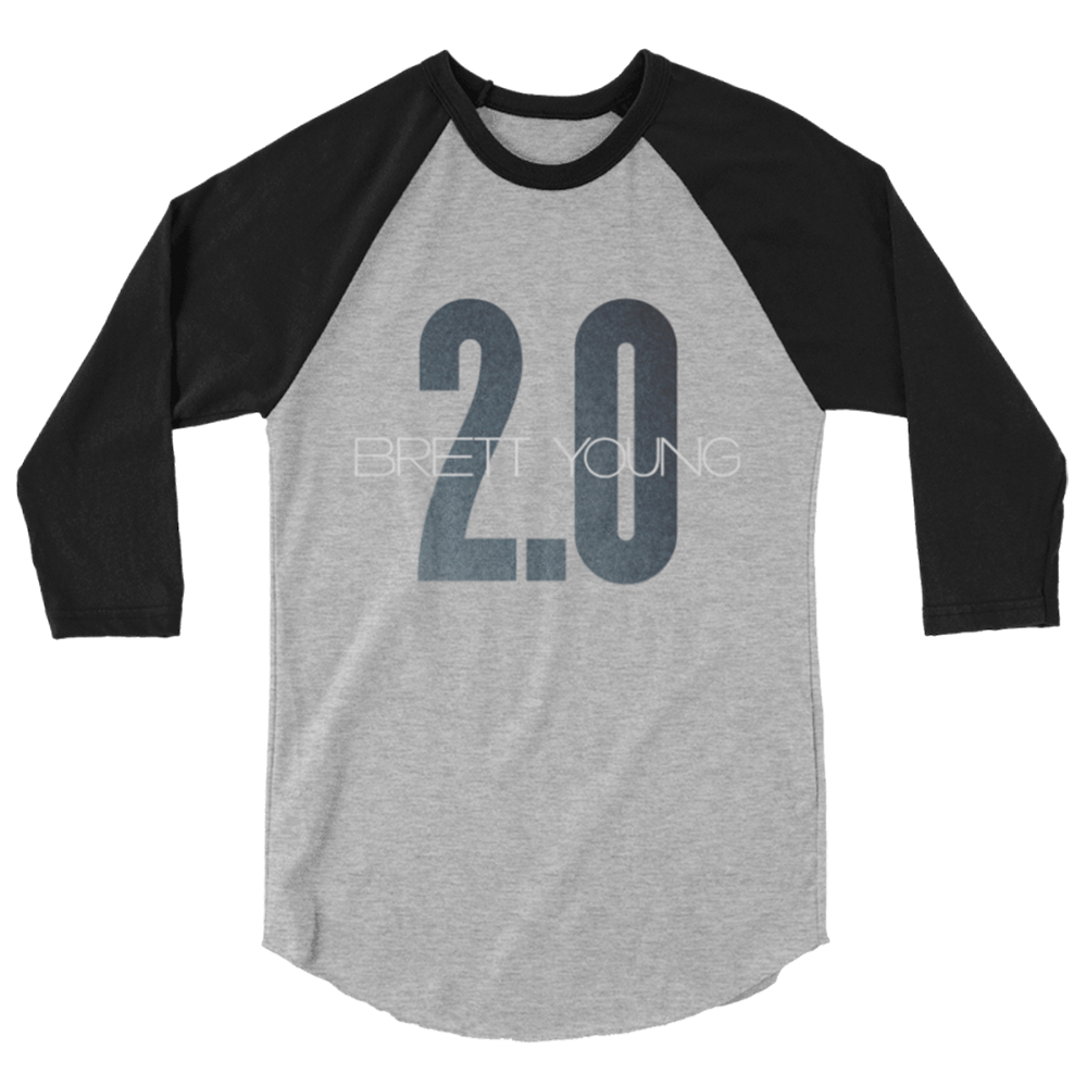 Brett Young 2.0 Baseball Tee - Black