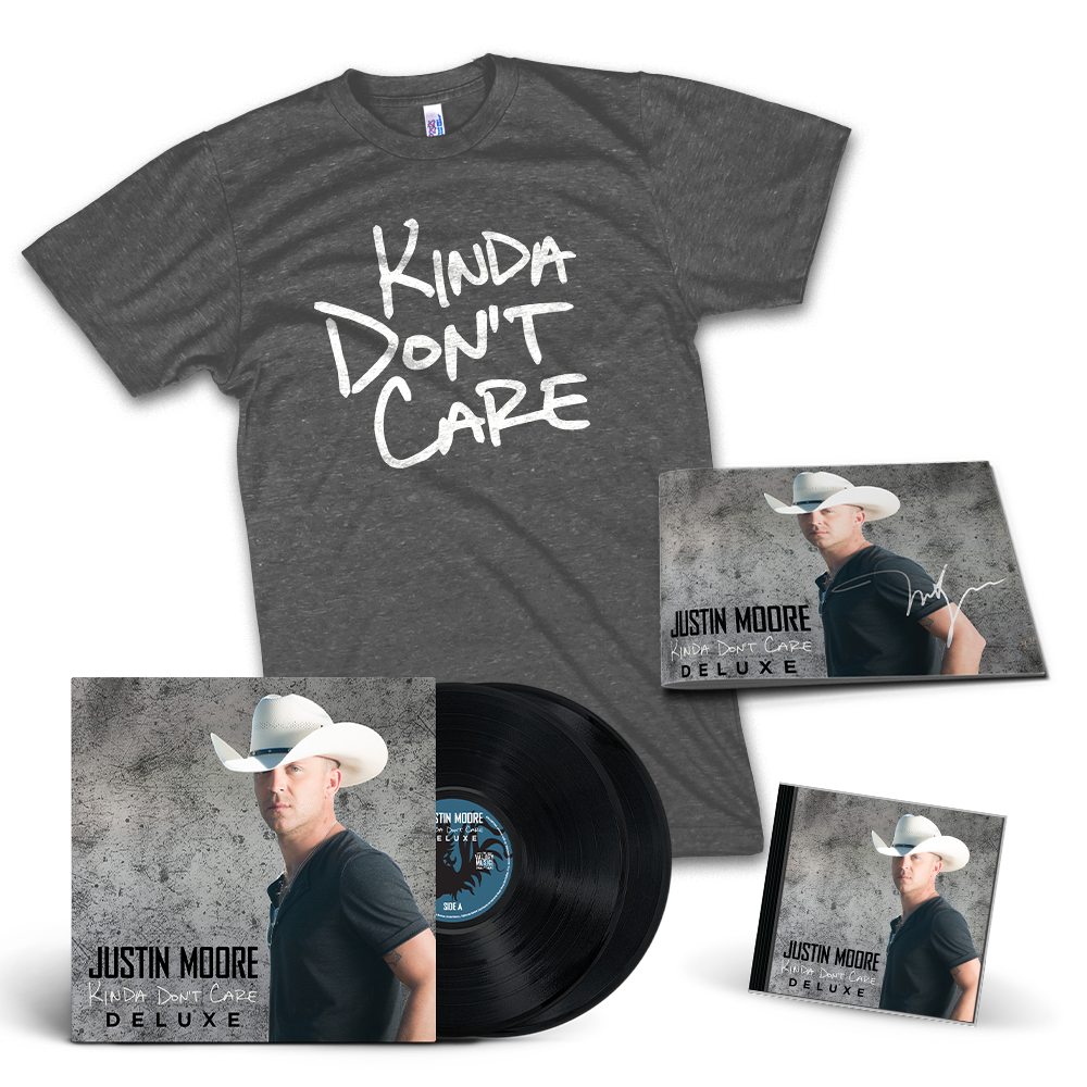 Justin Moore's Kinda Don't Care Package (Dark Gray)