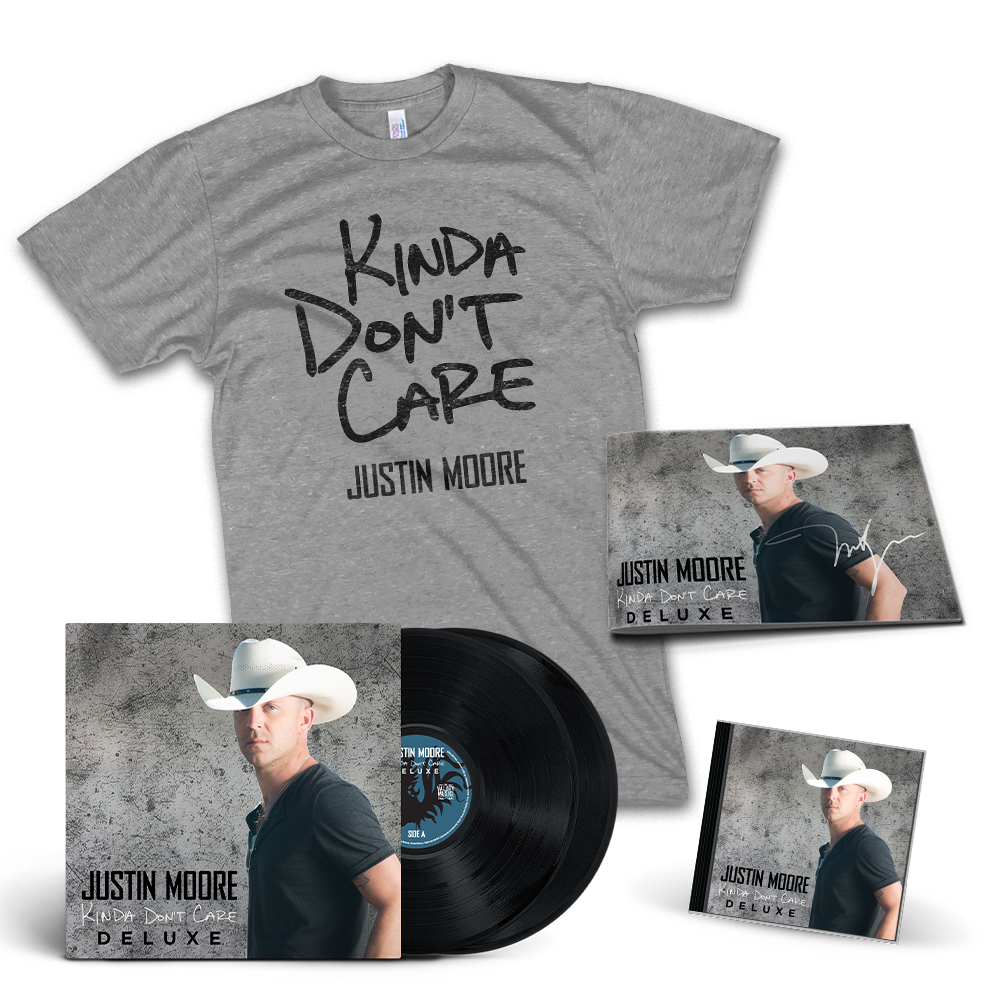 Justin Moore's Kinda Don't Care Package (Light Gray)
