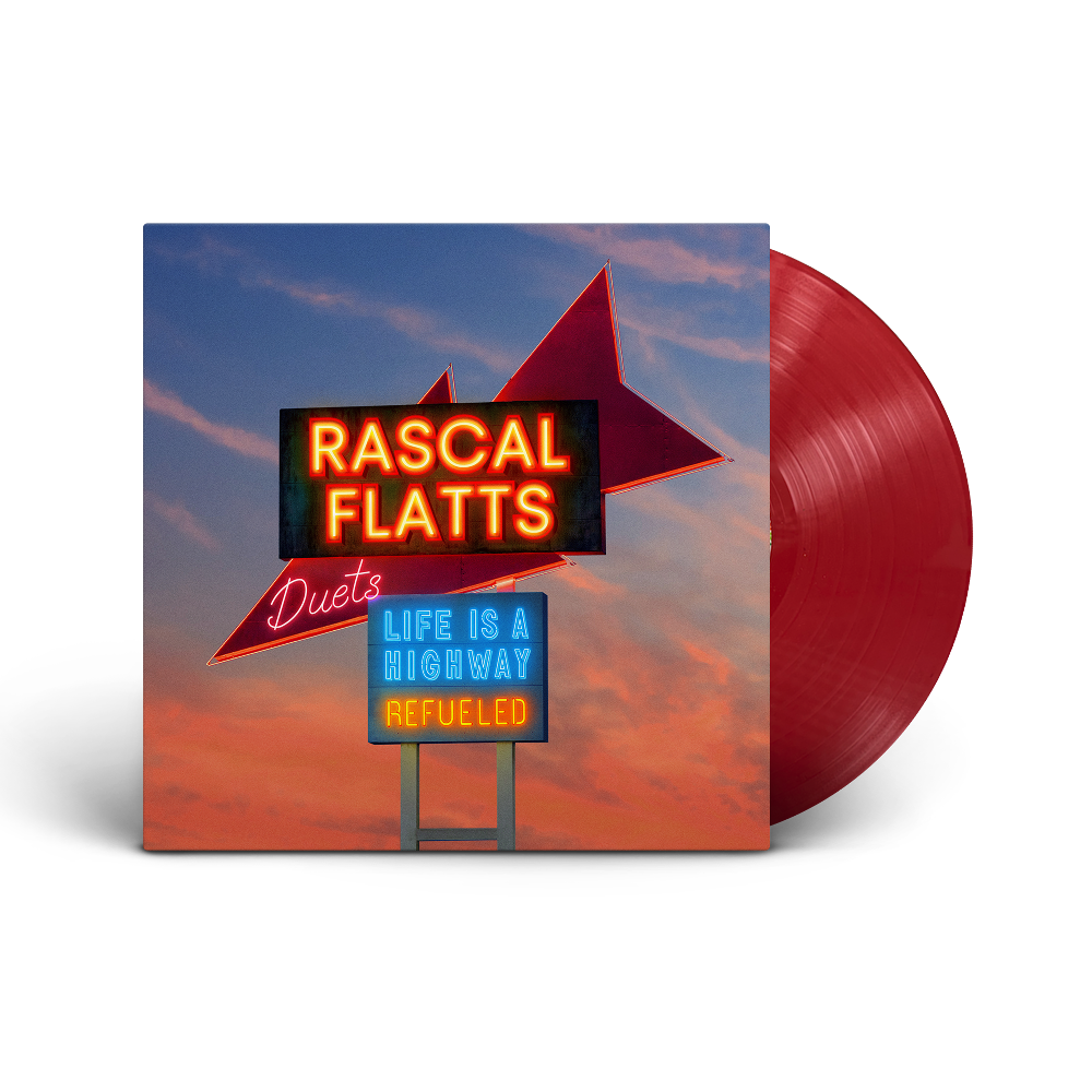 Rascal Flatts - Life Is A Highway: Refueled Duets D2C Exclusive LP Buckeye Red