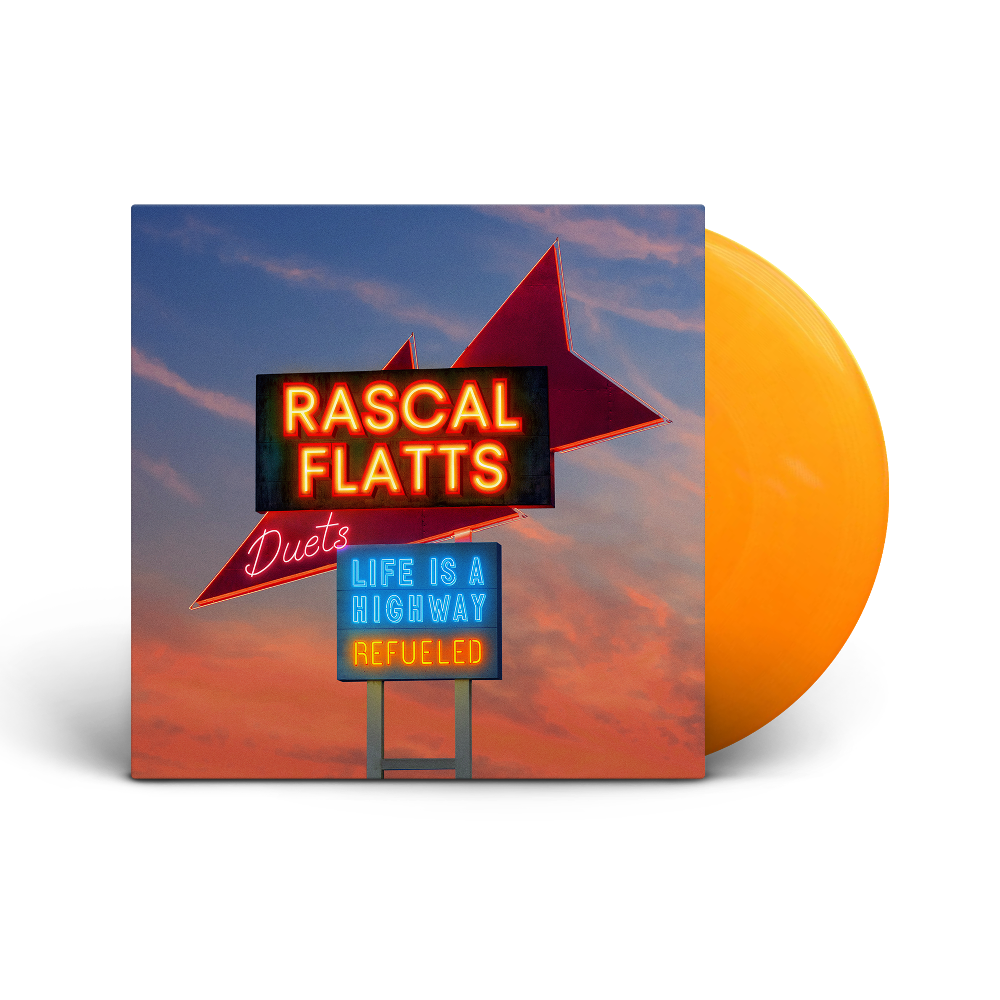 Rascal Flatts - Life Is A Highway: Refueled Duets D2C Exclusive LP Tangerine (Opaque Orange)